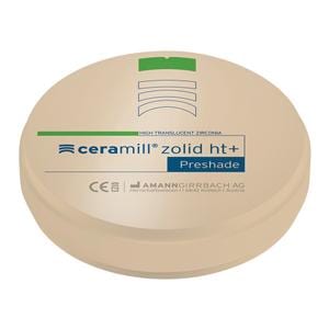 Ceramill Zolid HT+ Zirconia Disc D2 98x20 Ea