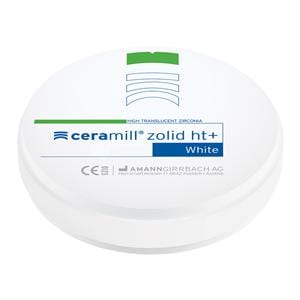 Ceramill Zolid HT+ Zirconia Disc White 98x10 Ea