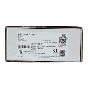 Zolid Gen-X Zirconia Disc D3 98x14 Ea