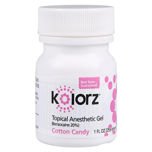 Kolorz Topical Anesthetic Gel Cotton Candy 1 Oz/Jr