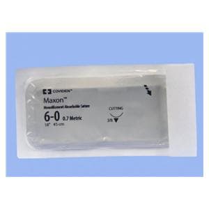 Maxon Suture 6-0 18" Polyglyconate Copolymer Monofilament P-10 Clear 36/Ca