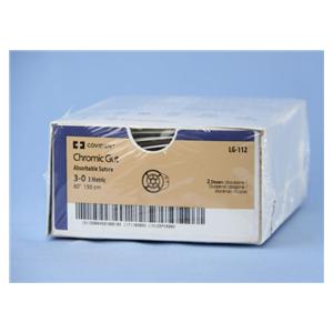 Surgigut Suture 3-0 60" Chromic Gut Monofilament Undyed 24/Pk