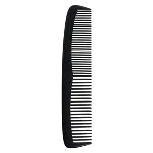 Comb Plastic Pocket Coarse/Fine Teeth Black 144/Bx