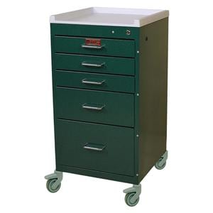 Mini Line Treatment/Procedure Cart (5) Drawer Key Lock