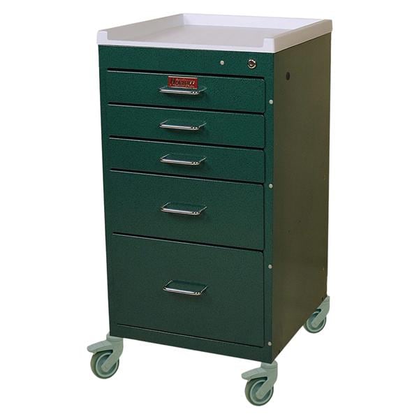 Mini Line Treatment/Procedure Cart (5) Drawer Key Lock