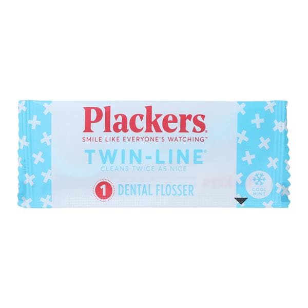 Plackers Flosser Twin Line Individually Wrapped 1000/Ca