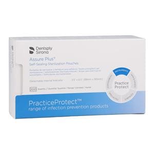 Assure Plus Sterilization Pouch Self Seal 3.5 in x 6.5 in 200/Bx