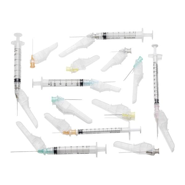 SurGuard 3 Hypodermic Syringe/Needle 27gx1/2" 1cc Gry LL Sfty No Dead Spc 100/Bx, 4 BX/CA