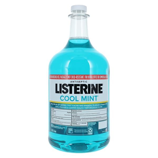 Listerine Mouthwash 1 Gallon Cool Mint 2/Ca