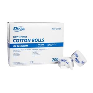 Cotton Roll 1-1/2" x 3/8" Non-Sterile 2000/Bx