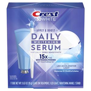 Crest 3D White At Home Whitening Serum Kit Hydrogen Peroxide 3/Ca