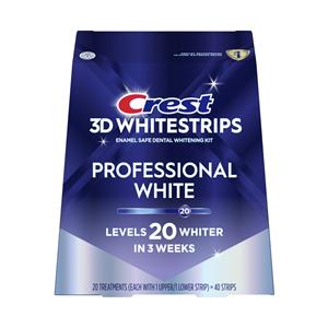 Crest 3D Whitestrips Take Home Whitening Strips 1 Patient Kit 11% Hyd Prxd 8/Ca