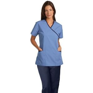 Fashion Seal Scrub Shirt 7002 Womens Large Ceil Blue Ea