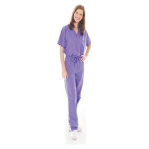 Scrub Shirt V-Neck 1 Pocket Short Sleeves X-Large Wisteria Unisex Ea