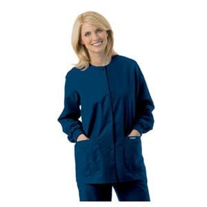 Warm-Up Jacket 4 Pockets Long Sleeves / Knit Cuff X-Small Navy Womens Ea