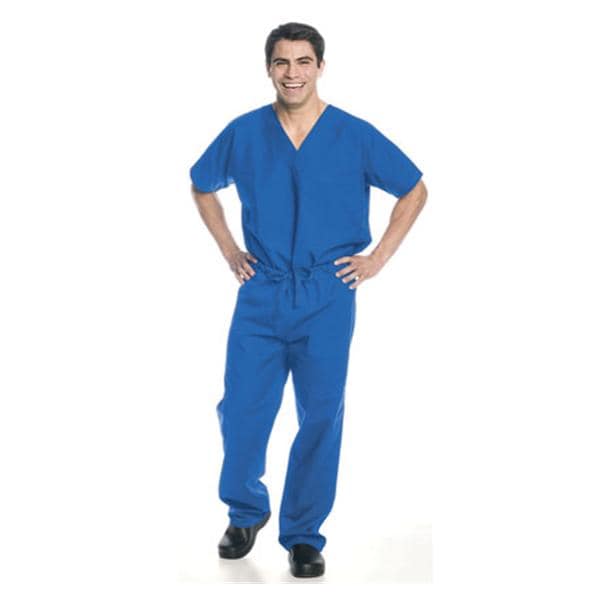 Scrub Pant 2 Pockets X-Small Royal Blue Unisex Ea