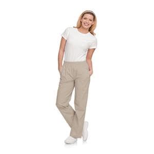 Scrub Pant 65% Polyester / 35% Cotton 4 Pockets X-Small Sand Womens Ea