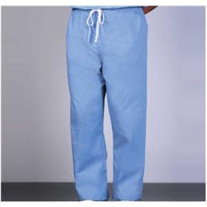 Scrub Pant 55% Cotton / 45% Polyester 1 Pocket X-Small Ceil Blue Unisex Ea