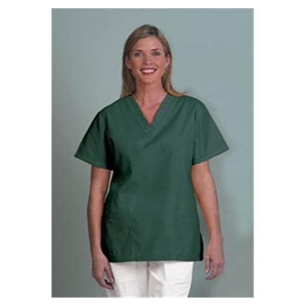 Fashion Poplin Scrub Shirt 2 Pockets X-Small Ea