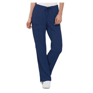 Jockey Scrub Pant 72% Plystr / 21% Rayon / 7% Spndx 4 Pkts Sm New Nvy Womens Ea