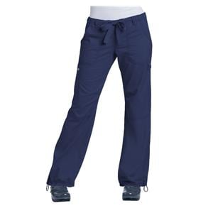 Scrub Pant 6 Pockets Medium Navy Womens Ea