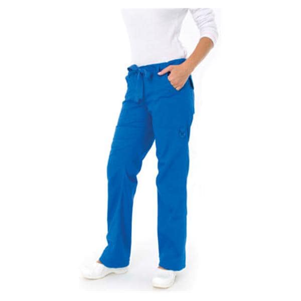 Scrub Pant 6 Pockets 2X Large Royal Blue Womens Ea