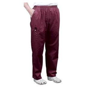 Fashion Seal Scrub Pant 65% Plystr / 35% Cot 4 Pockets X-Small Brgndy Unisex Ea