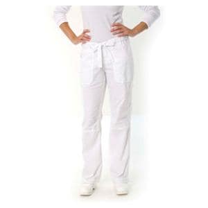 Scrub Pant 6 Pockets X-Large White Womens Ea