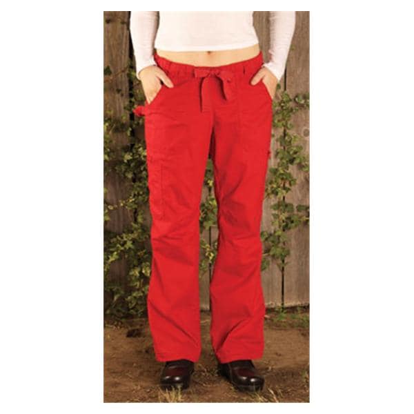 Scrub Pant 6 Pockets X-Small Ruby Womens Ea