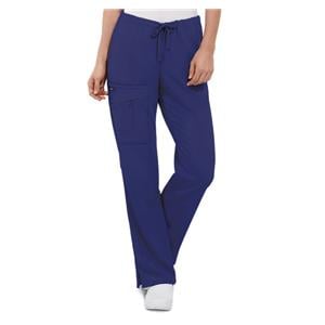 Jockey Scrub Pant 72% Plystr / 21% Rayon / 7% Spndx 4 Pkts Sm Glxy Bl Womens Ea