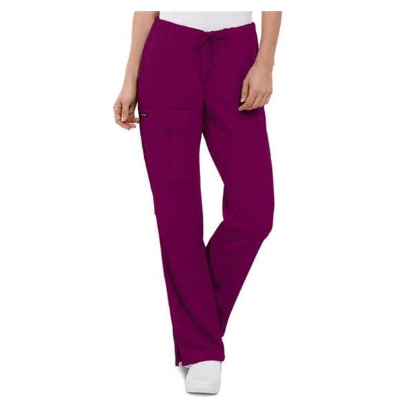 Jockey Scrub Pant 4 Pockets X-Small Plumberry Wine Womens Ea