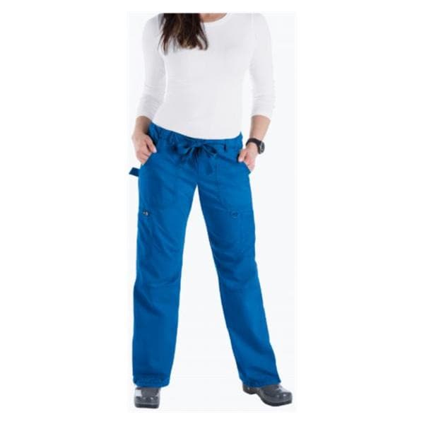 Scrub Pant 6 Pockets Large Royal Blue Womens Ea