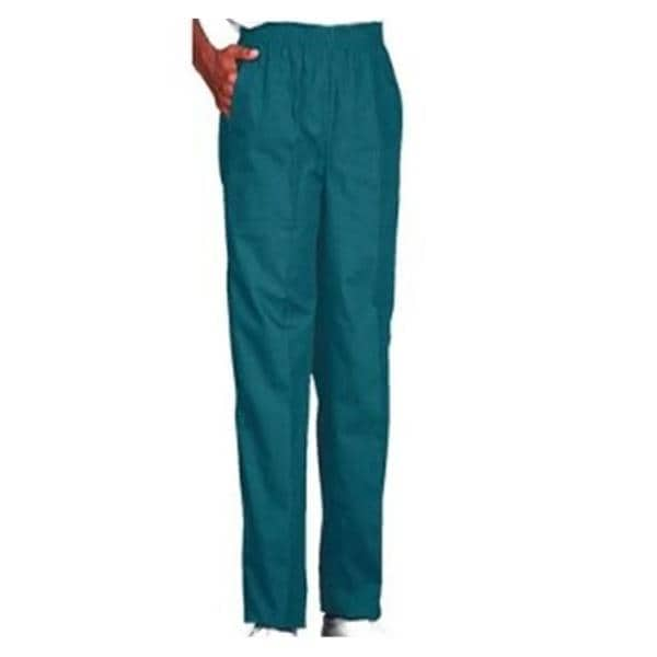 Fashion Poplin Pant 2 Pockets Large Dark Teal Womens Ea