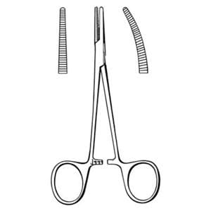 Merit Hartmann Mosquito Forcep Curved 5" Stainless Steel Autoclavable Ea