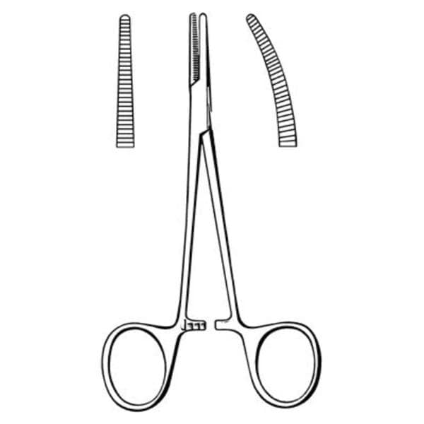 Merit Hartmann Mosquito Forcep Curved 5" Stainless Steel Autoclavable Ea