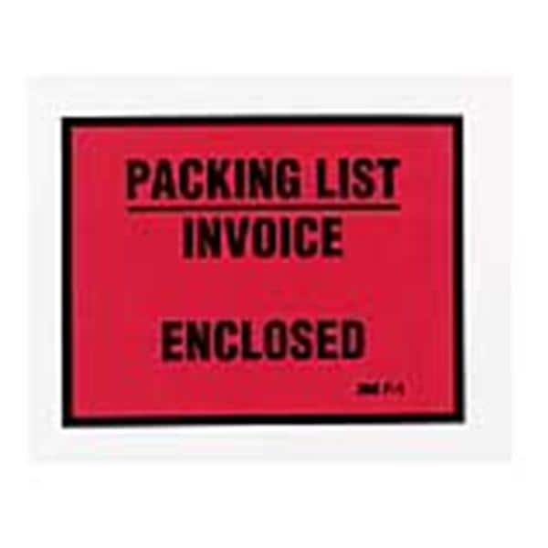 3M "Packing List/Invoice Enclosed" Envelopes Full View 1000/Pk