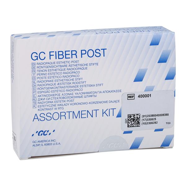 GC Fiber Post Fiber Posts Assortment Kit Assorted Ea