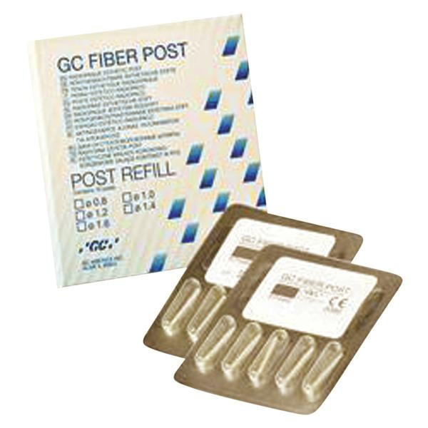 GC Fiber Post Fiber Posts Refill 1.6 mm 10/Bx