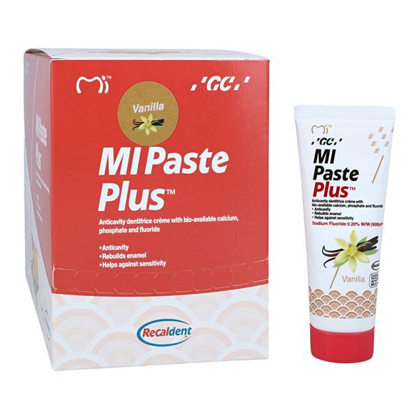 MI Paste Plus Tooth Topical Crome 40 Gm Vanilla Tube 0.2% Sodium Fluoride 10/Bx