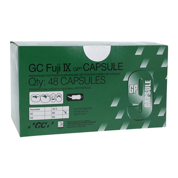 GC Fuji IX Glass Ionomer Capsule B2 Refill 48/Bx