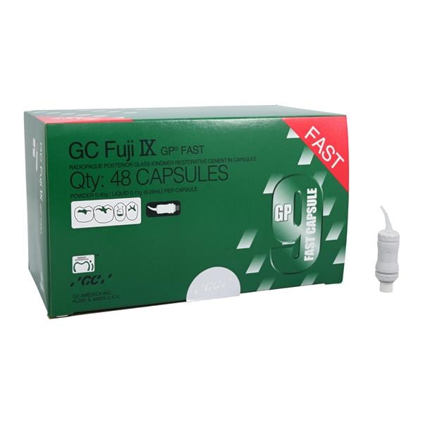 GC Fuji IX GP FAST Glass Ionomer Capsule Assorted Refill 48/Bx