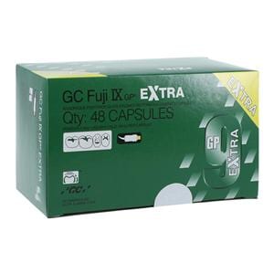 GC Fuji IX GP EXTRA Glass Ionomer Capsule A3 Refill 48/Bx