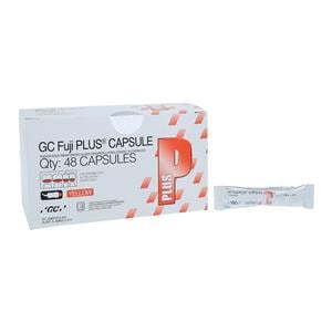 GC Fuji PLUS Resin Glass Ionomer Capsules Cement Refill Package 48/Bx