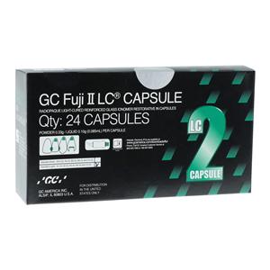 GC Fuji II LC Glass Ionomer Capsule Light Assorted Refill Package 24/Bx