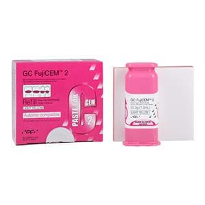 GC FujiCEM 2 Resin Glass Ionomer Automix Cement Refill 2/Pk