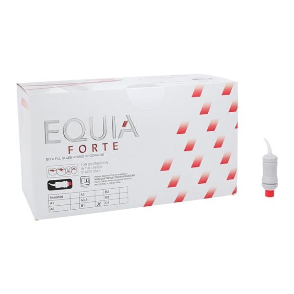 EQUIA Forte Fil Glass Ionomer Capsule B1 Refill 48/Bx