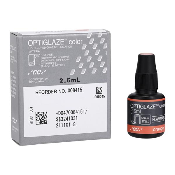 Optiglaze Color Light Cure Indirect Restorative Nano-Filled Orange 2.6mL/Ea