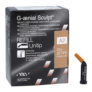 G-aenial Sculpt Universal Composite A2 Unitip Refill 20/Pk