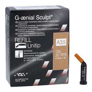 G-aenial Sculpt Universal Composite A3.5 Unitip Refill 20/Pk