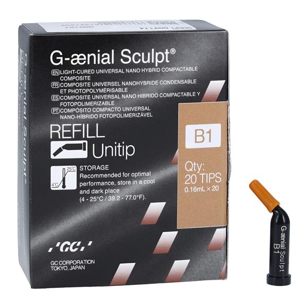 G-aenial Sculpt Universal Composite B1 Unitip Refill 20/Pk